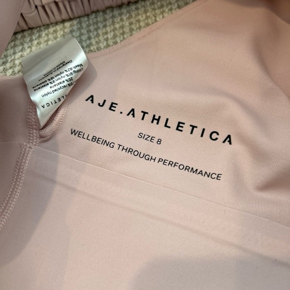 A.J.E. Athletica Women’s Pink Sports Bra Yoga Top - Picture 8 of 15